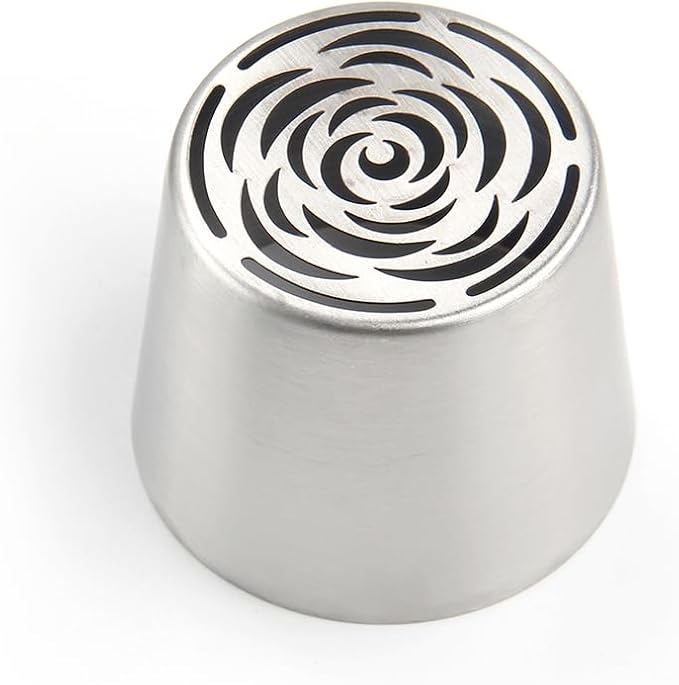 Extra Large Russian Piping Tips - Stainless Steel Flower Nozzles Set for Cake Decorating, Rose & Floral Icing Tips for Cupcakes, Cookies Professional Baking Tools (XXL, Style 69)