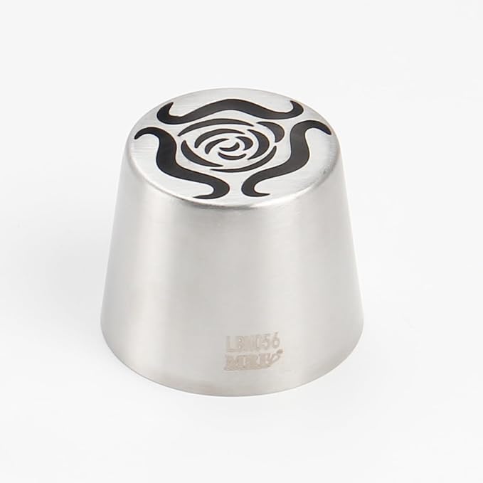 Extra Large Russian Piping Tips for Marshmallows Stainless Steel Flower Frosting Nozzles many styles Cake Decorating Baking tool for Buttercream, Cupcakes Cookies(SL56)