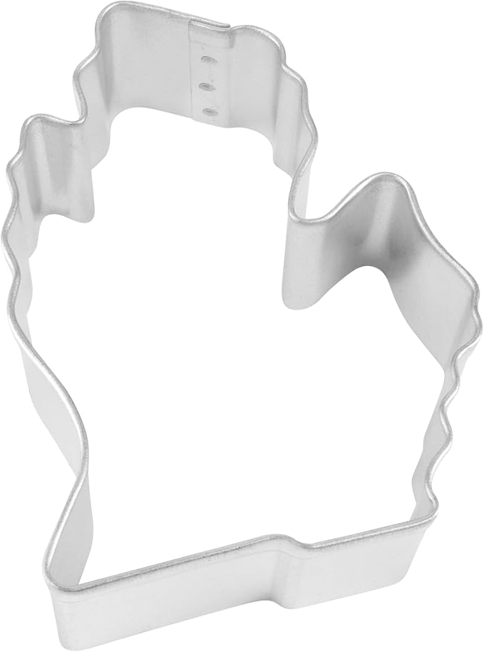 R&M Michigan State 3" Cookie Cutter – State-Shaped Baking Tool for Cookies, Fondant & Crafts