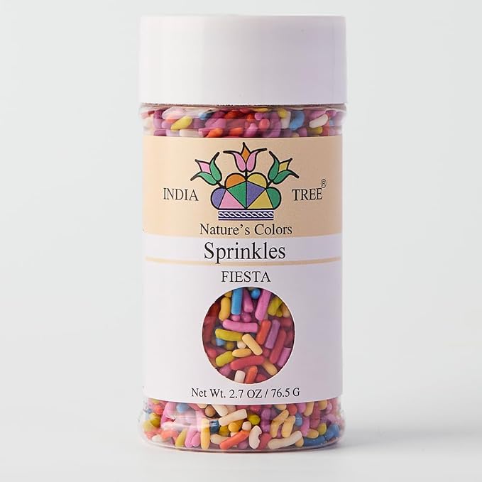 India Tree Nature’s Colors Fiesta Sprinkles, 2.7 oz Jar