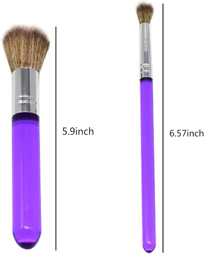5 Pcs Cake Decorating Brushes, Fondant & Gum Paste Tool Set | Cake painting brushes, for fondant detailing, cookie icing, gum paste sculpting, and baking DIY.