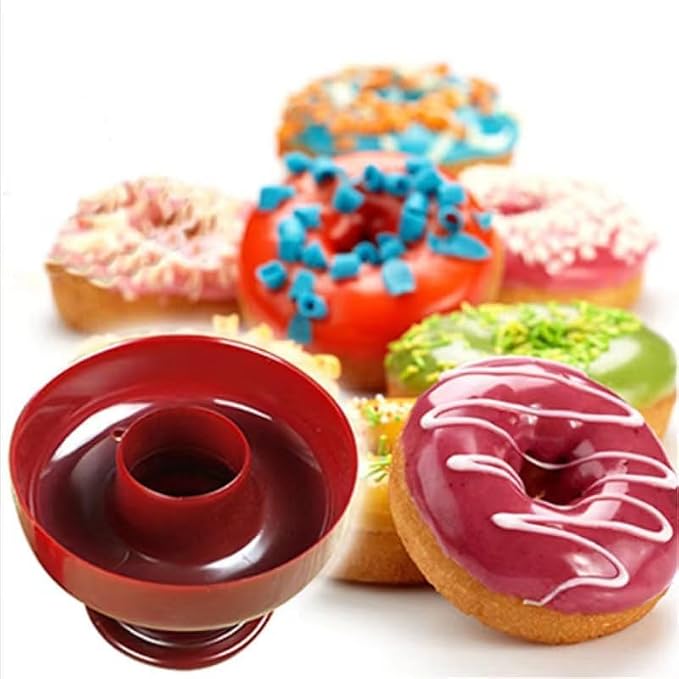 Kitchen Doughnut Mold - 3Pcs Baking Mold Round Baking Pan Silicone Molds Chocolate Chip Muffins Donut Baking Tray Heart Donut Cake Baking Tray Kitchen Supplies Donut Baking Mould Donut