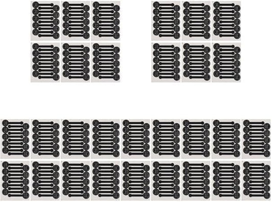 300 Pcs Handmade Food Baking Seal Stickers, Stickers for Pastry Bags Lollipops Candy Cake Self-Adhesive Handmade Bakery Stickers, Long Label Cake Stickers, Sweat Bread Labels and Stickers（Black）