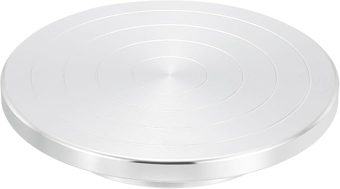 PATIKIL Turntable Sculpting Wheel, 7 Inch Dia Pottery Clay Rotation Turn Table Double Sided for Cake Decorating Paint Spraying Painting Crafting Projects