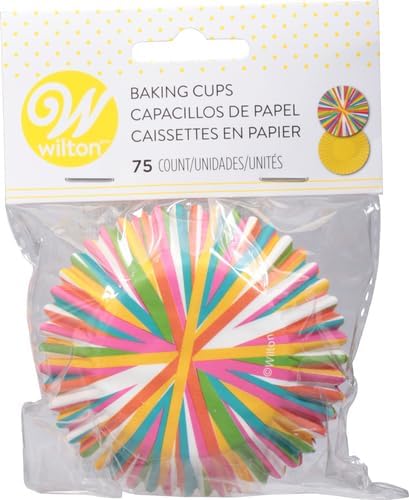 Wilton Color Wheel Standard Cupcake Liners, 75-Count