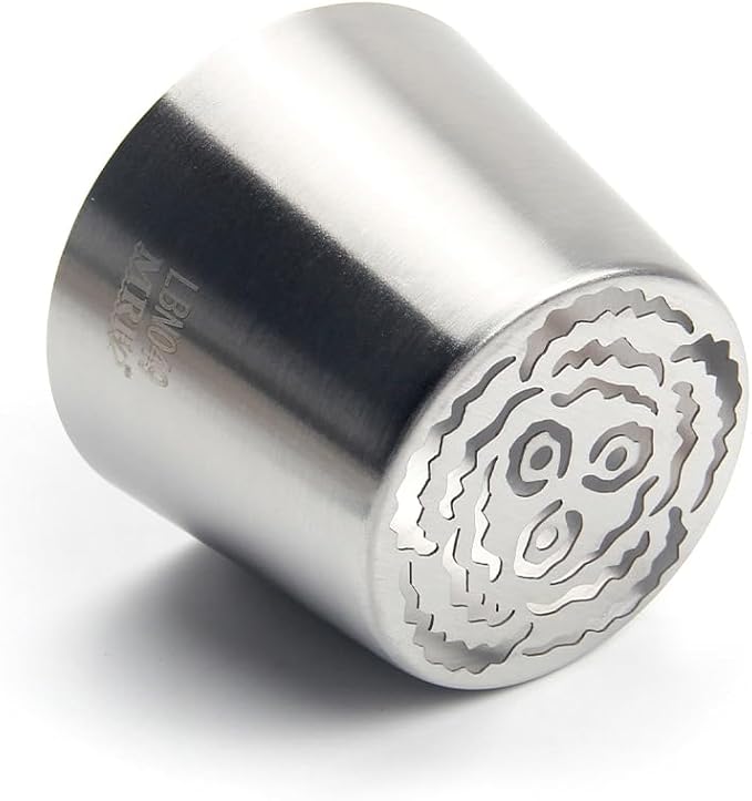 1 Piece Stainless Steel XXL Russian Flower Icing Tips,Pastry Frosting Piping Nozzles for Marshmallow Bouquet,Cake Decorating Piping Tips,Flower Frosting Nozzles for Decorating