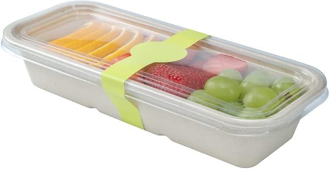 Restaurantware RW Base 12 x 1.5 Inch Packaging Bands 100 Self-Adhering Belly Bands - Disposable Strong Green Paper Label Stickers For Packaging Supplies Keeps Take Out Containers Sealed
