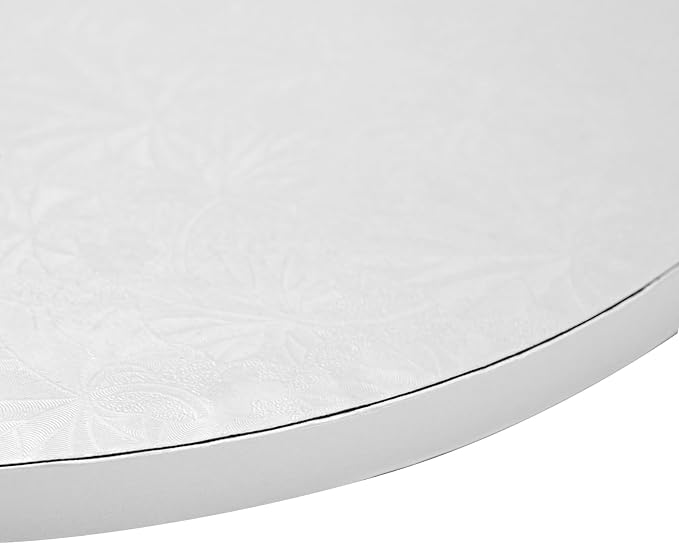 Juvale 12-Inch Round Cake Drum Board Set - 12 in, White, 3-Pack, Modern - Cake Drum Set for Baking Supply & Base Board Display