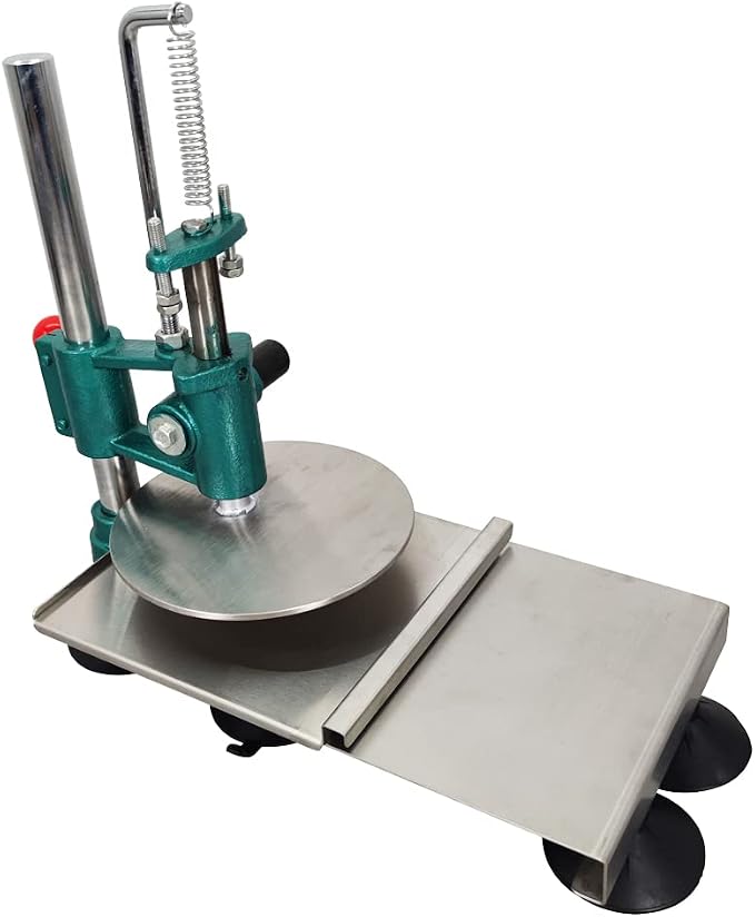 INTBUYING 7.8inch Manual Pizza Dough Pastry Press Machine Household Pizza Dough Pastry Manual Dough Sheeter Dough Pastry Presser Stainless Steel Pasta Maker Pizza Express Dough Sheeter