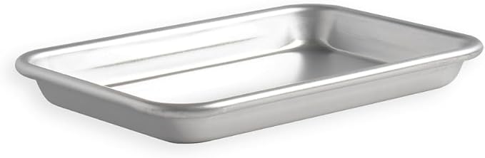 Nordic Ware Naturals Eighth Sheet - USA Made Uncoated Natural Aluminum Commercial Quality Sheet Pan, 1-Pack