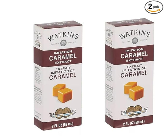 Watkins Baking Extracts - pack of 2 (Caramel 2oz)
