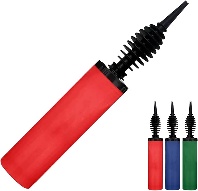Balloon Pump, Inflator for Balloons, Toy Blower, Foil and Confetti Professional Pumper, Dual Action Hand Air Pump for Balloons.