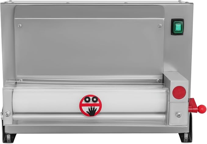 Pizza Dough Roller Sheeter, Commercial Pizza Dough Making Rolling Machine, 450W Automatic Pizza Press Maker with Adjustable Thickness for Pizzerias Restaurants Cake Shops (3-12 in)