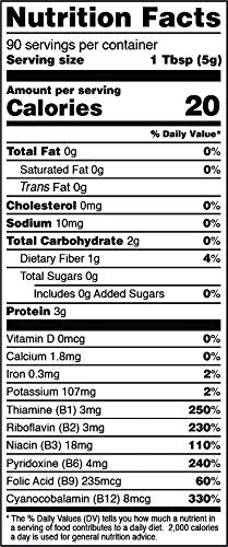 Terrasoul Superfoods Premium Nutritional Yeast Flakes, 16oz - Fortified | Gluten Free | Non-GMO | Vegan