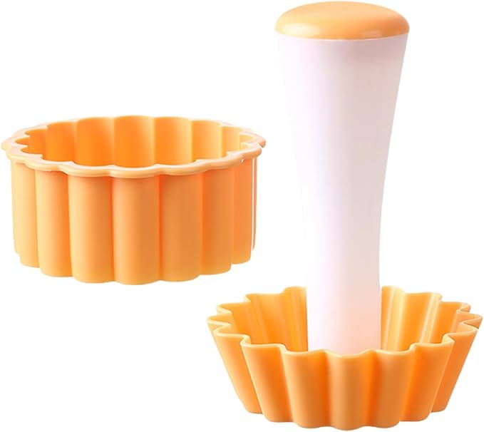 Egg Tart Molds, Tart Tamper Set, Food-Safe, Non-Stick Pastry Dough Press For Shells, Dishwasher-Friendly Baking Tools With Removable Parts, Ideal For Home Bakers