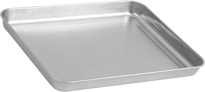 Stainless Steel Baking Tray Premium Thickened Large Rectangular Baking Sheet Pan for Grilling Steaming Roasting Professional Home Kitchen Use Durable Stainless Steel Material (Small)