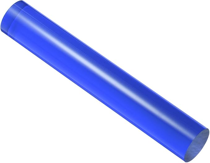 Acrylic Clay Roller, 6 Inch Length 1 Inch Dia., Acrylic Non-Stick Rolling Pin Roller - (Applications: for Shaping Sculpting), Blue
