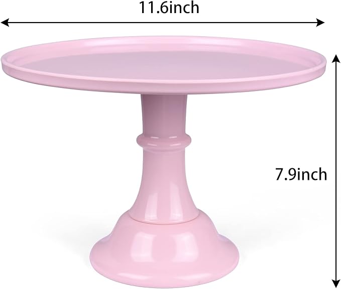 Round Cake Stand 11" Melamine Cake Display Stand Dessert Cupcake Display Tray for Graduation,Wedding,Birthday,Party,Baby Shower,Anniversary,Ceremony,Christmas