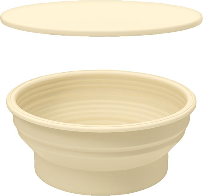 Space Saving Advanced Temperature Controlled Bread Proofing Bowl Sourdough Fermentation Tool Foldable Dough Bowl Electric Yeast Proofer