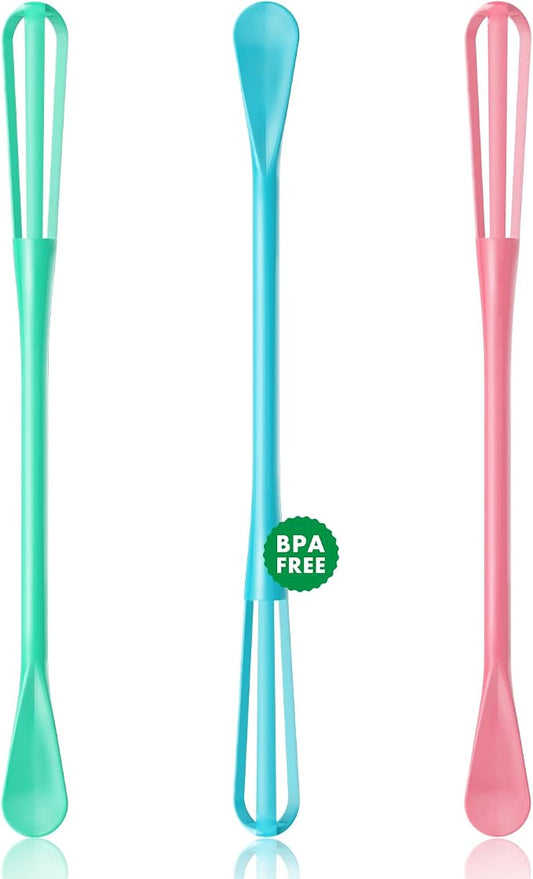 OYV Fresh Spring & Summer Colors Mini Whisk Set, 8.5 in Mini Whisks for Cooking, 3 Pieces Small Wisk For Whisking, Beating, Blending Ingredients, Mixing Sauces, BPA Free Tiny Whisk