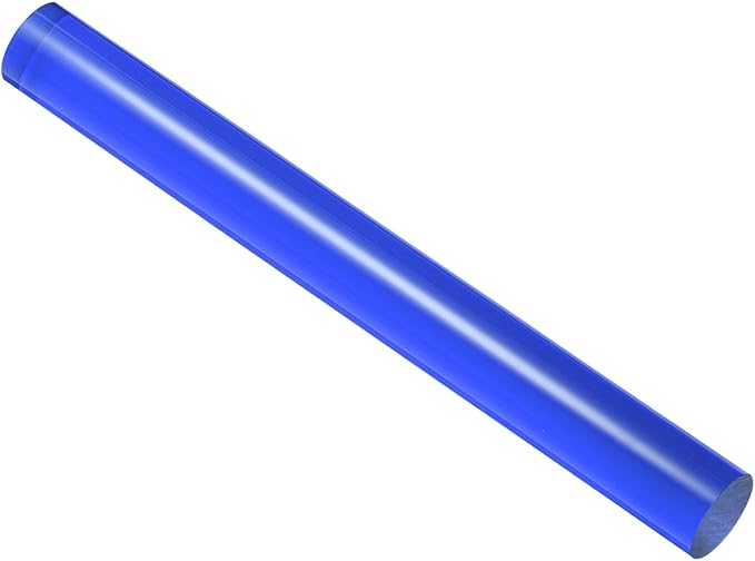 Acrylic Clay Roller, 9 Inch Length 1 Inch Dia., Acrylic Non-Stick Rolling Pin Roller Blue - (Applications: for Shaping Sculpting)