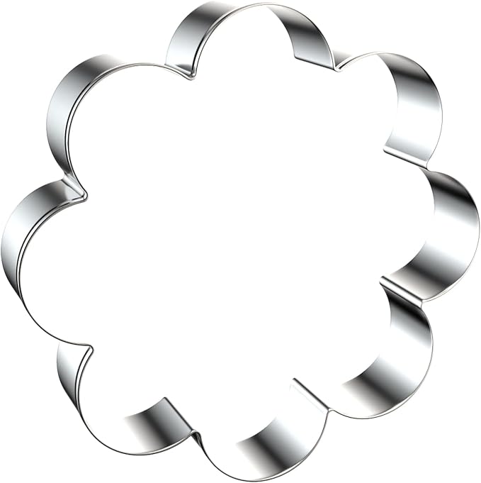 Daisy Cookie Cutter Set - 5 inch, 4 inch, 3 inch, 2 inch - 4 Piece Eight Petal Blossom Spring Flower Mother's Day Cookie Cutters Shapes Molds - Stainless Steel