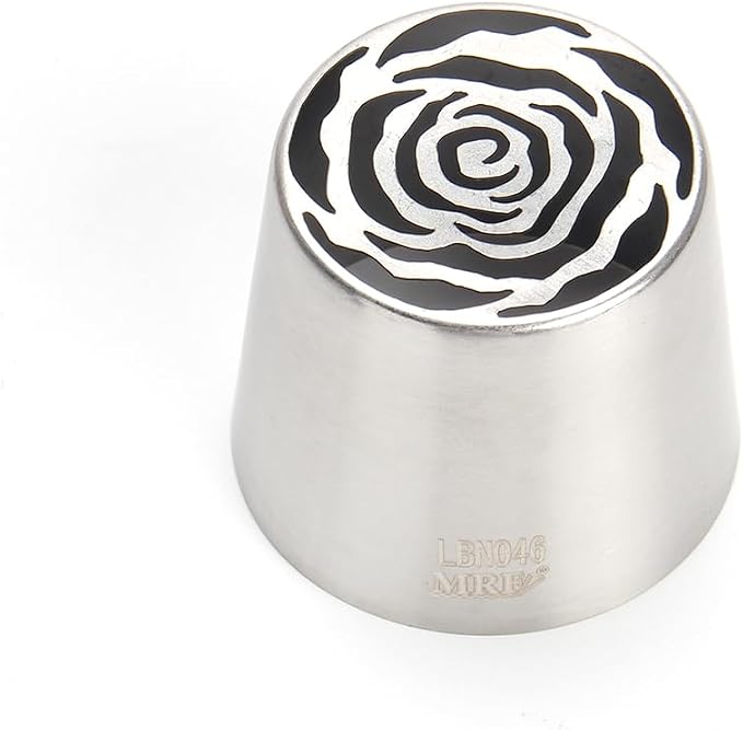 1 Piece Stainless Steel Extra Large Russian Flower Icing Tips,Pastry Frosting Piping Nozzles, Marshmallow Bouquet Icing Tips, Cake Decorating Piping Tips,Flower Frosting Nozzles for Decorating