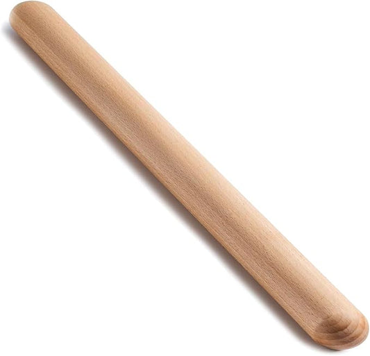 17.78 Inches French Rolling Pin,Extra-long Wood Rolling Pin for Baking,Classic Wooden Dough Roller for Fondant Pizza Pie Crust Cookie Pastry, Essential Kitchen Utensil,（Beech wood）