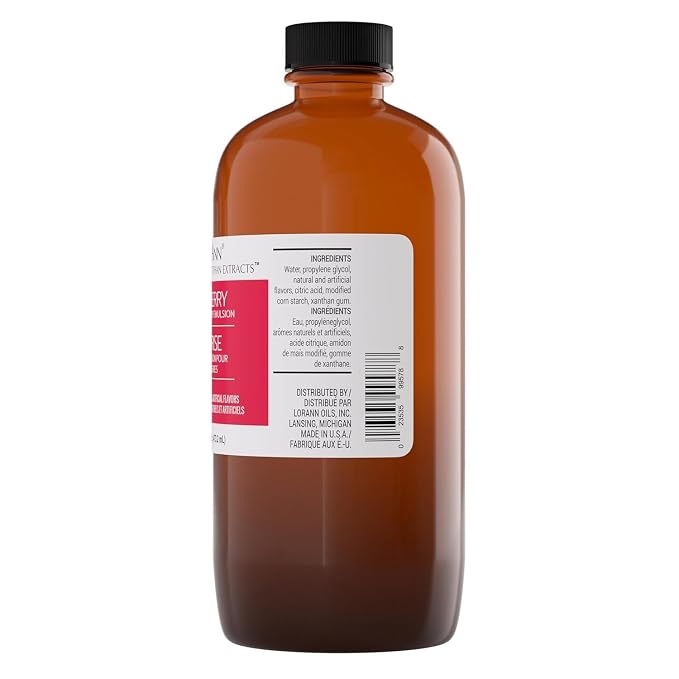 LorAnn Oils Cherry Bakery Emulsion: Authentic Flavor, Perfect for Enhancing Fruit Undertones in Baked Goods, Gluten-Free, Keto-Friendly, Extract Alternative Essential for Your Kitchen, 16 Oz
