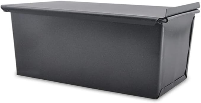 UgyDuky Pullman Loaf Pan with Lid Aluminum Steel Commercial Grade Non Stick Bread Pan with Lid 10x3.93x4.4 Inch