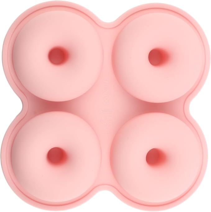 4 Cavity Donut Silicone Chocolate Molds Doughnut Pan Baking Mold For Chocolate Candy