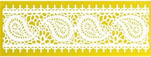 Global Sugar Art Paisley Lace Silicone Lace Mat by Chef Alan Tetreault