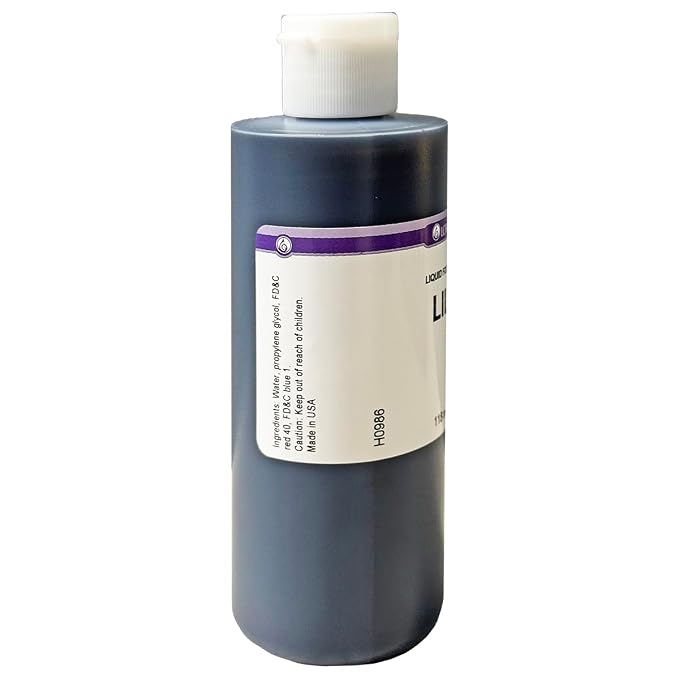 LorAnn Lilac Liquid Food Coloring, 4 ounce squeeze bottle