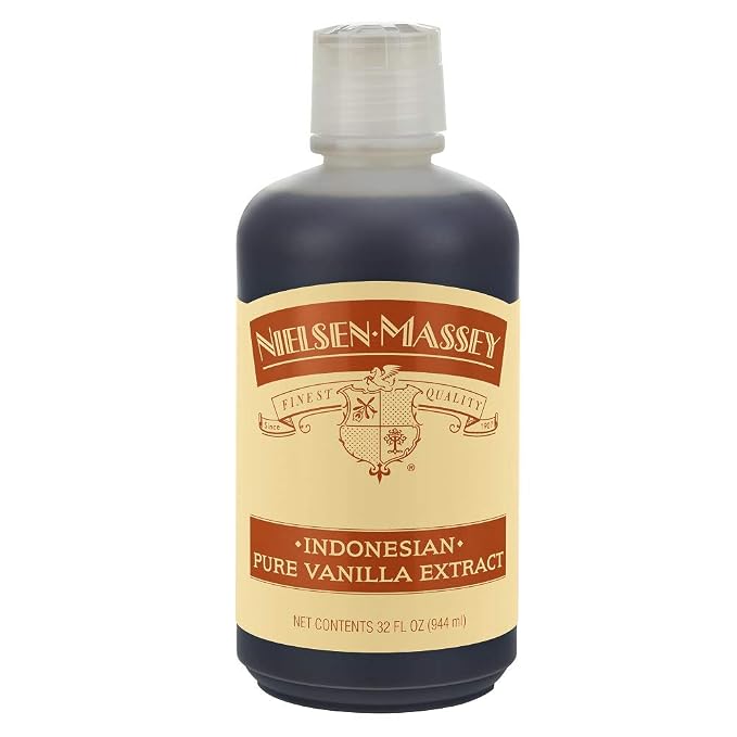 Nielsen-Massey Indonesian Pure Vanilla Extract for Baking and Cooking, 32 Ounce Bottle