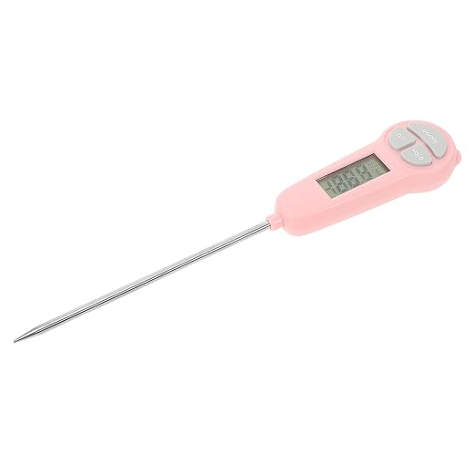 NUOBESTY Instant Read Food Thermometer Digital Cooking Meat Probe Portable Kitchen Thermometer with LCD Display for Accurate Temperature Measurement