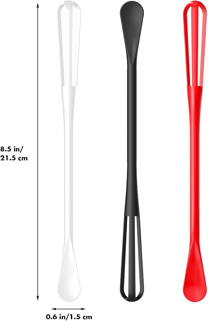 OYV Timeless Kitchen Colors Mini Whisk Set, 8.5 in Mini Whisks for Cooking, 3 Pieces Small Wisk For Whisking, Beating, Blending Ingredients, Mixing Sauces, BPA Free Tiny Whisk