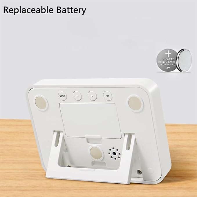 Digital Countdown Days Timer Clock- 9999 Days Count Down Timer with Stand Strong Magnetic Back for Retirement Wedding Vacation Birthday Exam Lab Kitchen Cooking