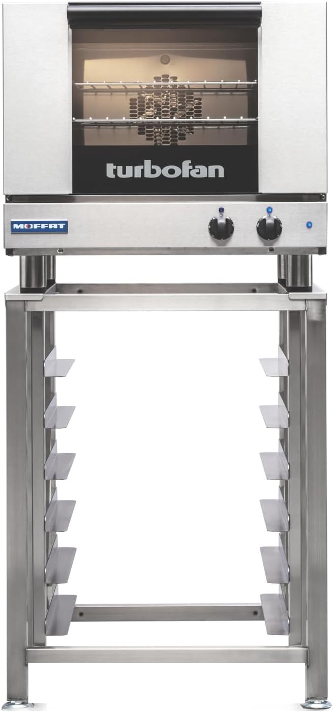 Moffat Turbofan E23M3 Half Size Countertop Electric Convection Oven w/Stand, Single Deck, Manual Control, 208v/50/60/1ph