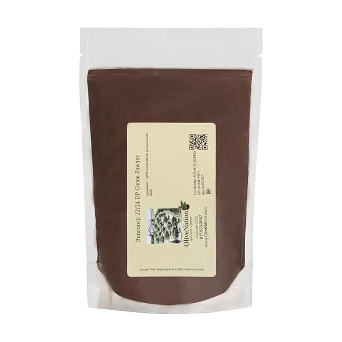Bensdorp 22/24 DP Cocoa Powder - 176 oz | High Fat Alkalized Unsweetened Cocoa for Brownies, Cakes, Cookies, Frosting, Fillings, Ganache, Confections, Candy, Beverages
