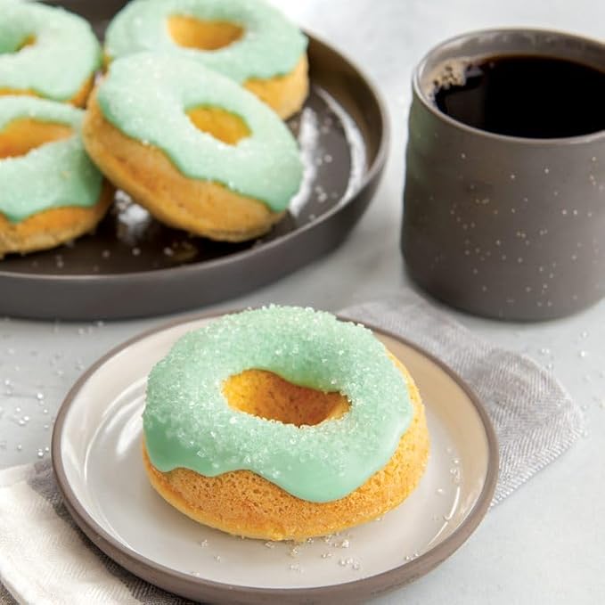 Nordic Ware Formed Classic Donut Pan, 6 Cavities, Twilight Blue