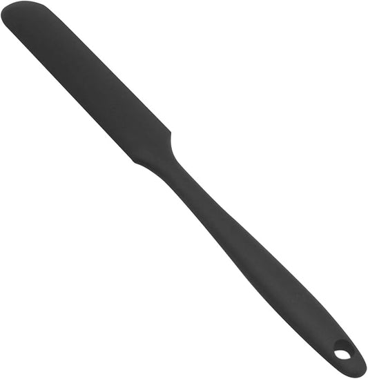 KUFUNG Silicone Spatula, BPA Free & 480°F Heat Resistant, Non Stick Rubber Kitchen Spatulas for Cooking, Baking, and Mixing (1x10 inch, Black)