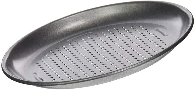 Cuisinart 4 Piece Pizza Pan Set, Mini, Steel Gray