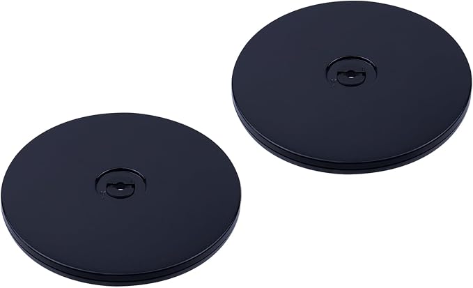 2Pcs 6 inch Lazy Susan Turntable Organizer Small Acrylic Mini Lazy Susan Cookie Turntable Display Base for Spice Rack Cake Makeup Table Cake Kitchen