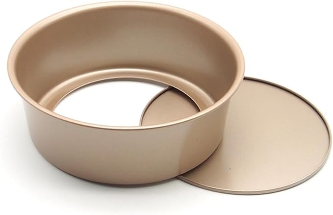 Non-stick Cake Pan with Removable Base Leakproof Round Baking Mold Scratch-resistant and Lightweight Pan for Easy Release and Cleanup