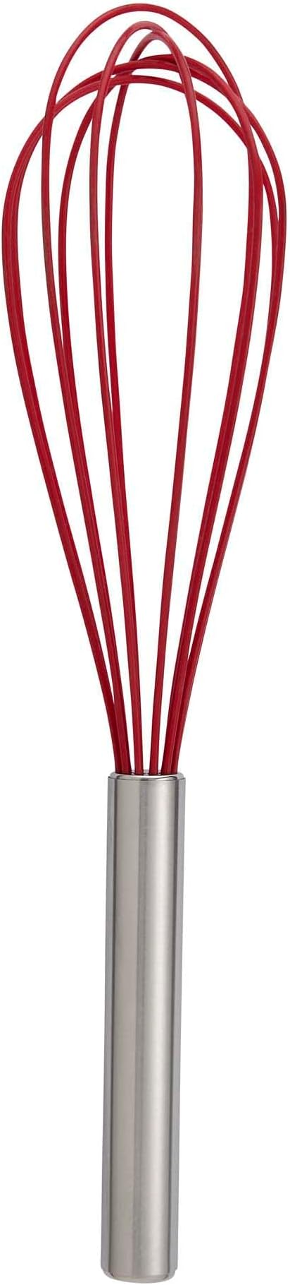 Mrs. Anderson’s Baking Non-Stick Wire Whisk, Silicone-Coated Stainless Steel, 12-inches