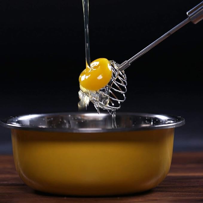 Whisk, Stainless Steel Spring Whisk, Balloon Whisk Egg Beater for Blending, Whisking, Beating, or Stirring