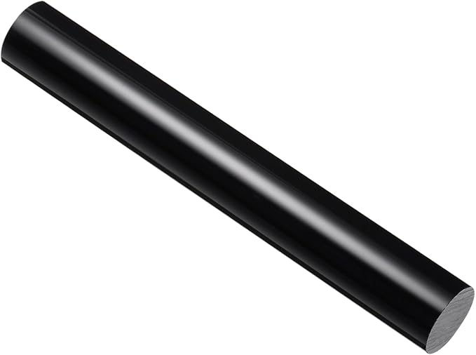 Acrylic Clay Roller, 7.28 Inch Length 1 Inch Dia., Acrylic Non-Stick Rolling Pin Roller Black - (Applications: for Shaping Sculpting)