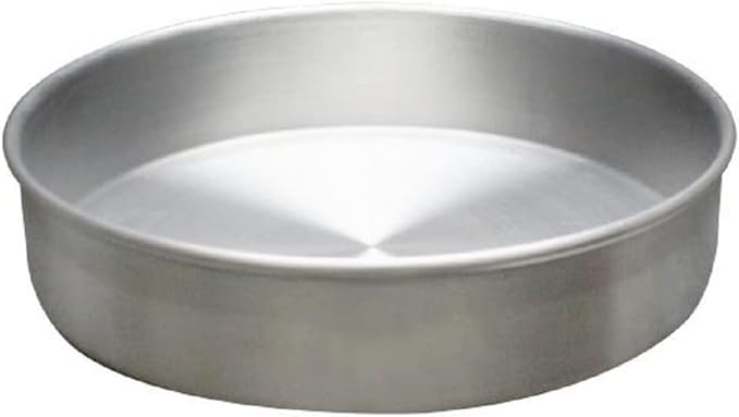 TrueCraftware- 9" X 2" Aluminum Round Layer Cake Baking Pan 1.0MM- Bakeware for Cake Pizza Layer Cake Pans Easy Releasing Cake Baking Round Pans Tin Cheesecake Mold for Home Kitchen Restaurants