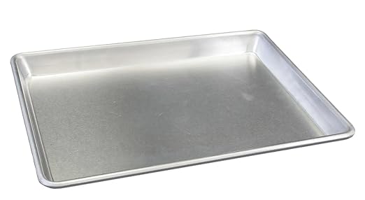 Thunder Group Excellanté 18" x 26" Full Size Aluminum Sheet Pan, 16 Gauge