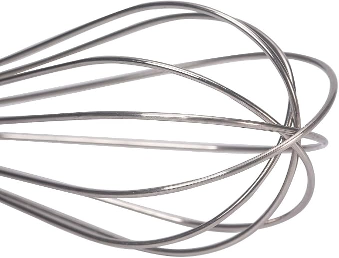 Stainless Steel Small Whisk, 6 inches | For Cooking, Cheese, Coffee, Flour, Eggs。which works great for cups and small containers ，Very Handy